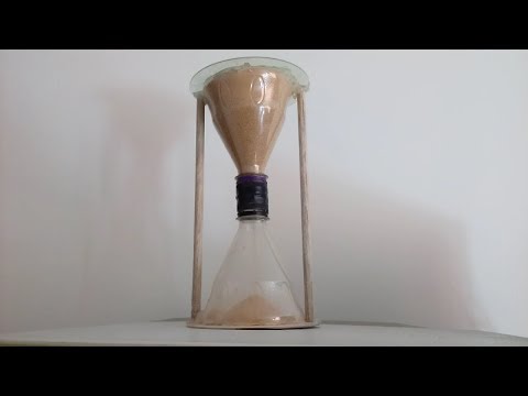 Video: Cómo Hacer Una Forma De Reloj De Arena