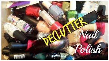 NAIL POLISH DECLUTTER | Summer 2016