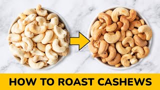 How to Roast Cashew Nuts at Home | Easy Oven Roasted Cashews | Oil-Free Recipe screenshot 2