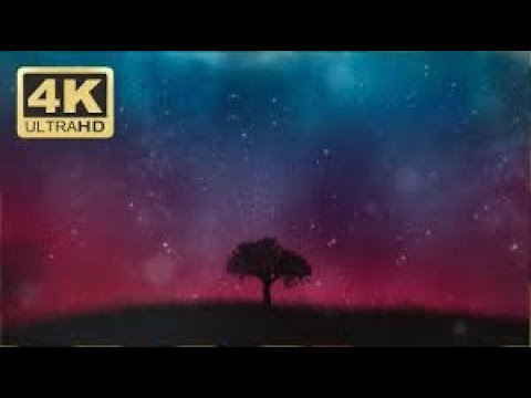 Motion Graphics Background Video Loop - Single Tree Animation 4K ...
