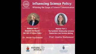 Influencing Policy: Widening the Scope of Science Communication