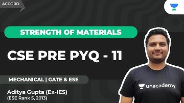 #11 SOM : CSE PRE PYQ | GATE & ESE | Aditya Gupta | Unacademy Accord