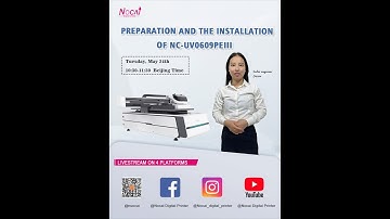 Preparation and the installation of NC-UV0609PEIII