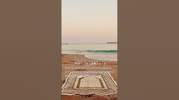 و استغفروا الله إن الله غفور رحيم || القارئ: شريف مصطفي