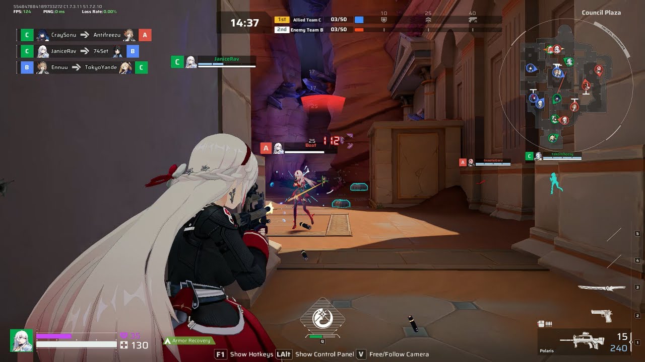 [Strinova] When Celestia became the top fragger instead