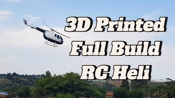 3D Printed RC Helicopter - Full build