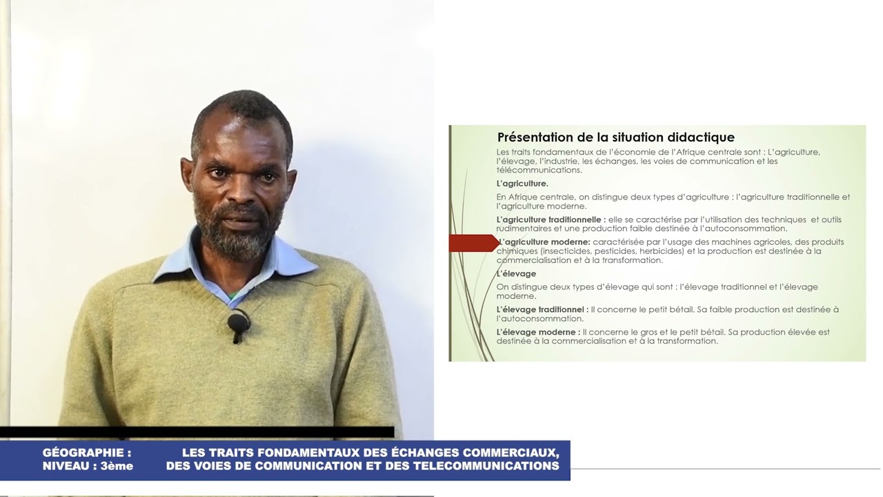 GEOGRAPHIE: Les traits fondamentaux des échanges commerciaux, des voies de com et des Télécom
