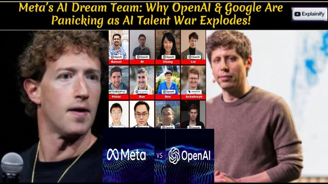 Meta’s AI Dream Team Why OpenAI & Google Are Panicking as AI Talent War ...