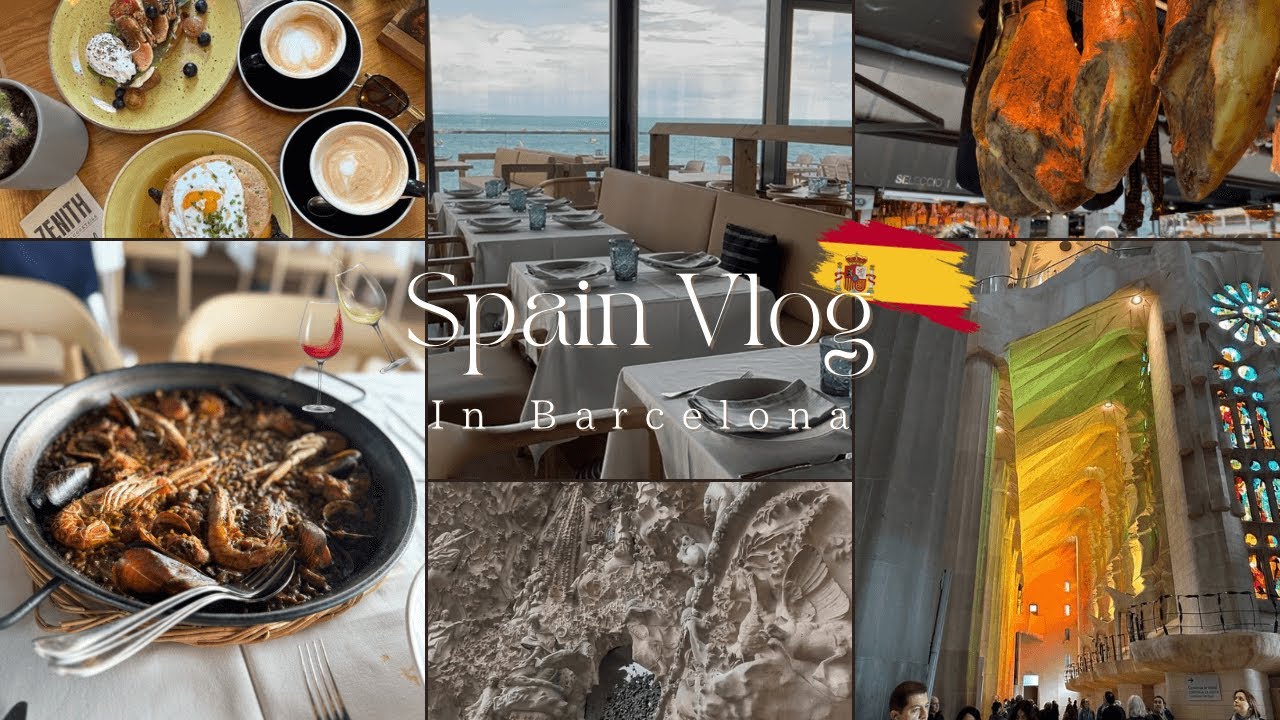 [スペイン Vlog🇪🇸]バルセロナで食べまくり旅🍖🥂金額記入あり✍🏻