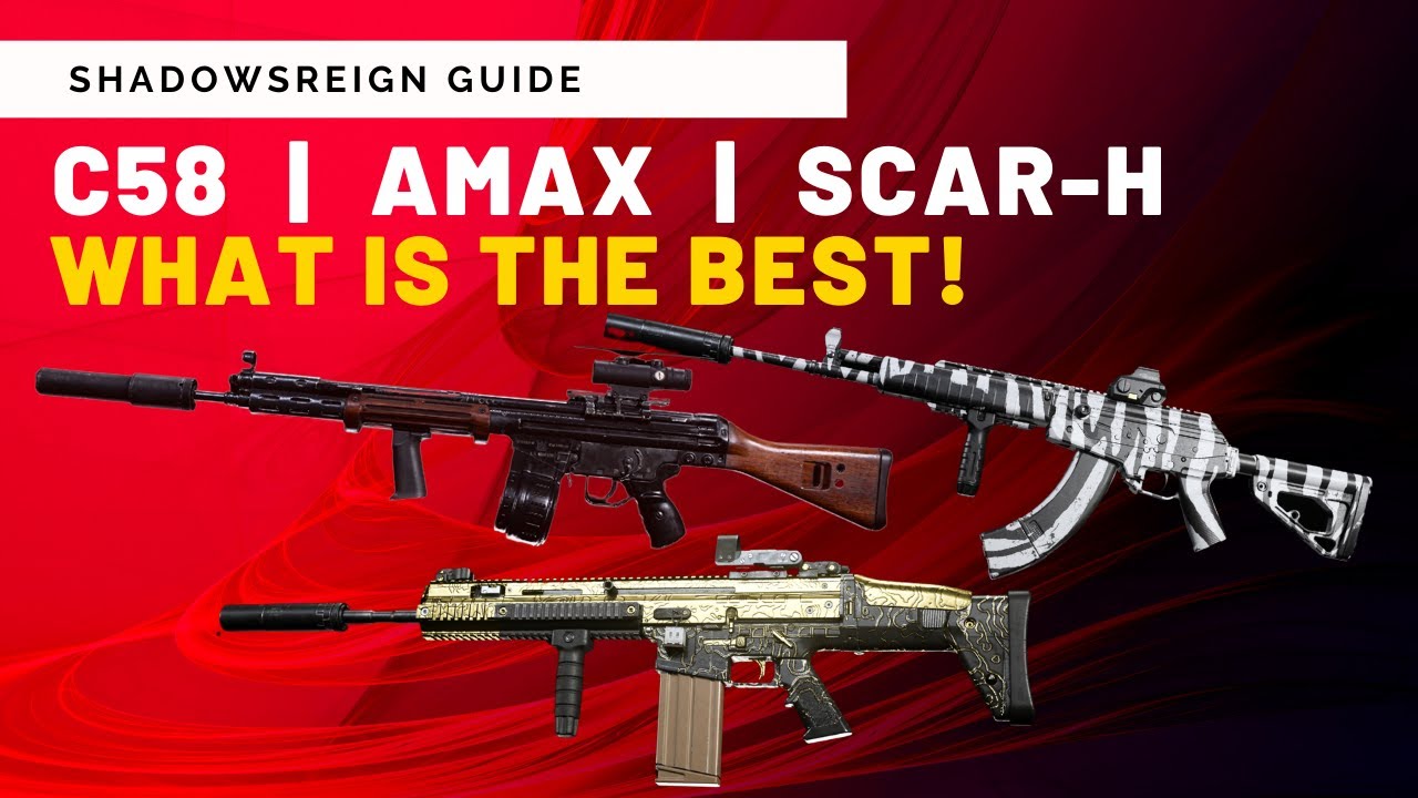 C58 vs Amax vs FN Scar 17: Warzones Battle Of The Heavy Hitting ARs! Stats & When to use what! HDIF