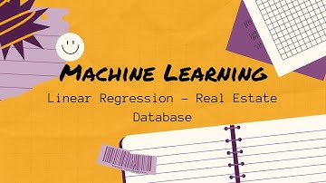 Linear Regression - Real Estate dataset