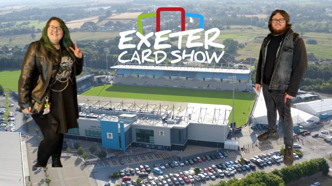 BUSIEST SHOW THIS YEAR SO FAR ! - EXETER CARD SHOW VLOG