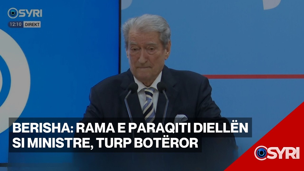Kreu i PD, Sali Berisha konferencë me gazetarët