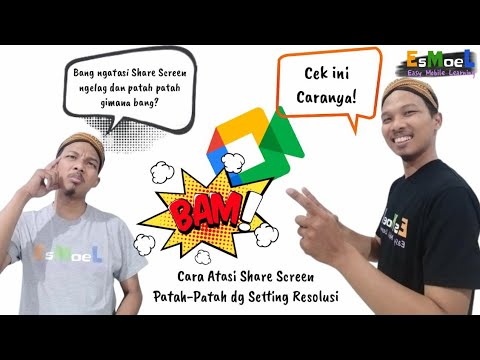 Cara Mengatasi Google Meet Ngelag dan Patah-patah|| Setting Resolusi Google Meet