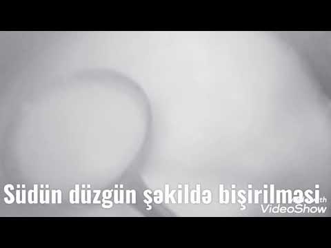 Video: Bişmiş Məhsullarda Südün əvəzlənməsi