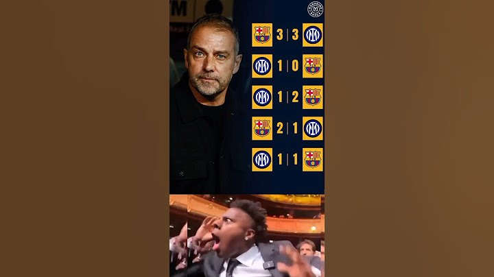 The last 5 match-ups between FC Barcelona and Inter Milan 👀⚔️🏆#barcelona #championsleague