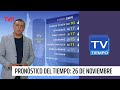 Pronóstico del tiempo: Domingo 26 de noviembre 2023 | TV Tiempo