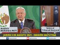 Edición Matutina Jueves 5 de Agosto del 2021