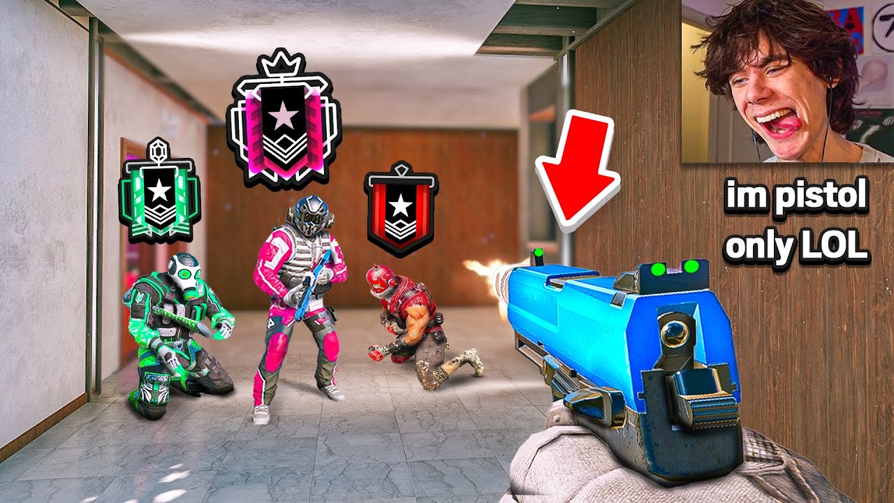 I 1v1'd Every Rank, but with a PISTOL