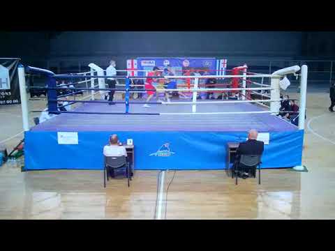 26-02-2022(71kg)RED Zhorzholiani Giorgi VS BLUE Beradze Giorgi.Georgian Boxing Championsh. Semifinal