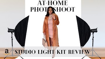 Amazon MUST HAVE Photo Video Studio Lighting Kit | Unboxing & Set Up | At Home Photoshoot