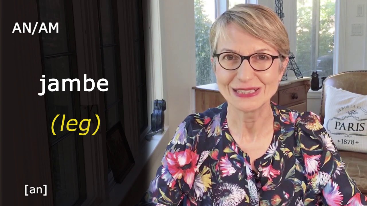 How to pronounce "AN" and "AM" in French YouTube