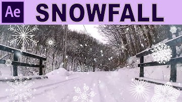 Add Snowfall to Scene - Adobe After Effects Tutorial