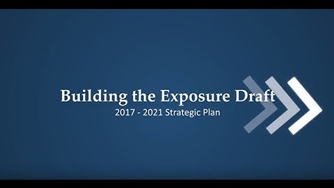 SOA Strategic Plan: Building the Exposure Draft