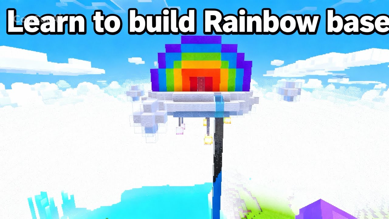 Minecraft Rainbow Base:The Ultimate Beginner Guide