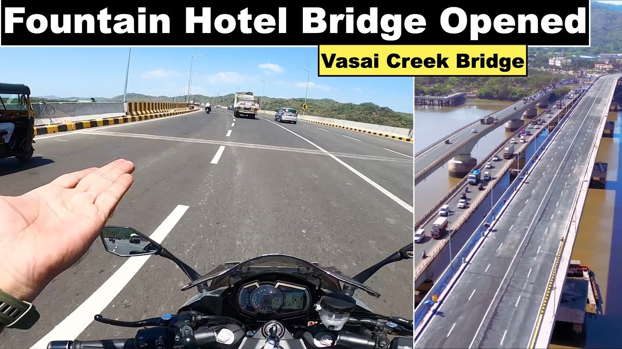 TOUR OF NEW VASAI CREEK BRIDGE [Fountain Bridge] No More Traffic on