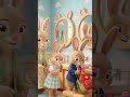 🌈 Bunny's Big School Adventure! 🏫 #shortsfeed #mimistarrhymes #shortvideo #shorts #kidssongs
