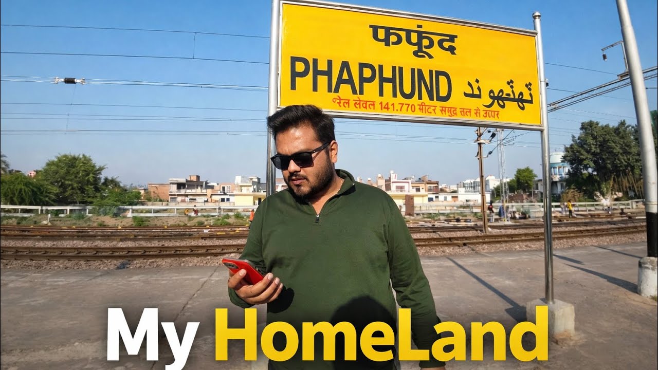 “Ye Hai Mera HomeTown ❤️ | Dibiyapur | Phaphund Railway Station”