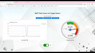 MQTT Data Viewer ESP32 JAVACRIPT HTML WEB SOCKET
