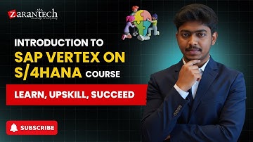 Introduction to SAP Vertex on S/4HANA Course | ZaranTech