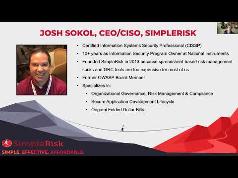  Update  Measuring Cybersecurity Maturity with the NIST CSF - Josh Sokol
