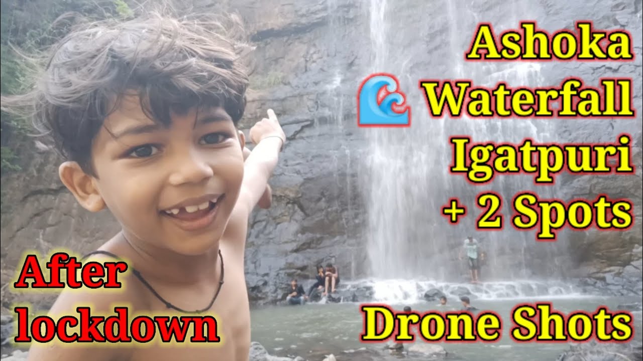 Ashoka Waterfall 2021- 😍Drone View😍🌊 - Mumbai Nashik Road - After Lockdown 🔥