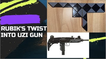 How to make a Uzigun with the Rubik’s Twist/Snake Cube (24 blocks)