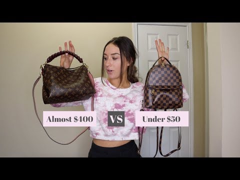 louis vuitton dupe bag vs my real deal @Louis Vuitton