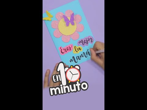 Como hacer una hermosa carta para mamá – #shorts