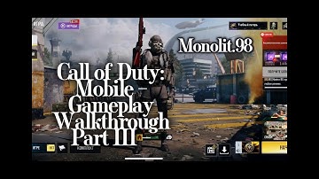 Call of Duty: Mobile - Gameplay Walkthrough Part 3 - Tutorial (iOS, Android)