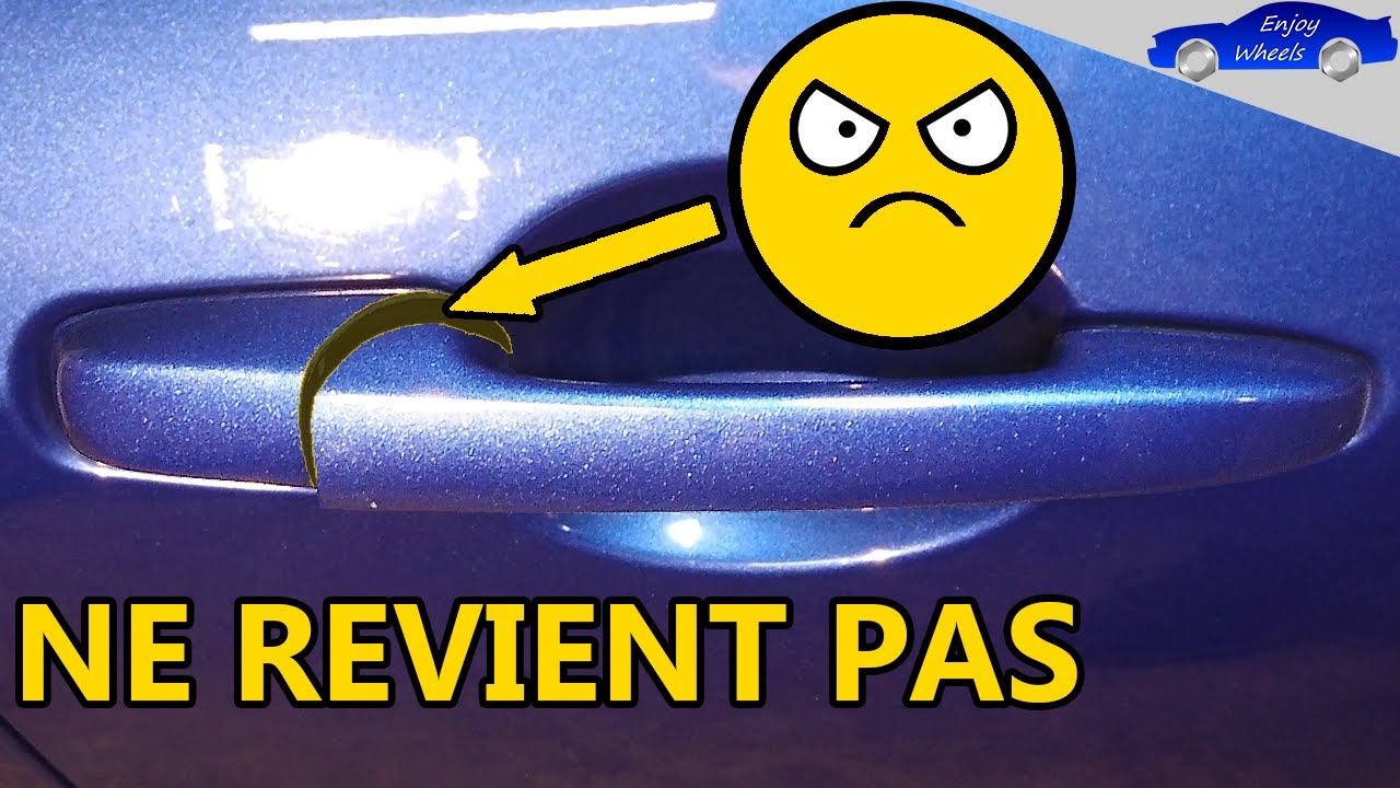 Paire De Poignées Extérieures De Porte Avant Gauche + Droite Pour Ford KA / Street KA 2003-2005 – Remplace 1022253 / 1022252 – Poignées Solides En ABS Noir