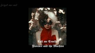 Florence and the Machine–Call me Cruella(lyrics)