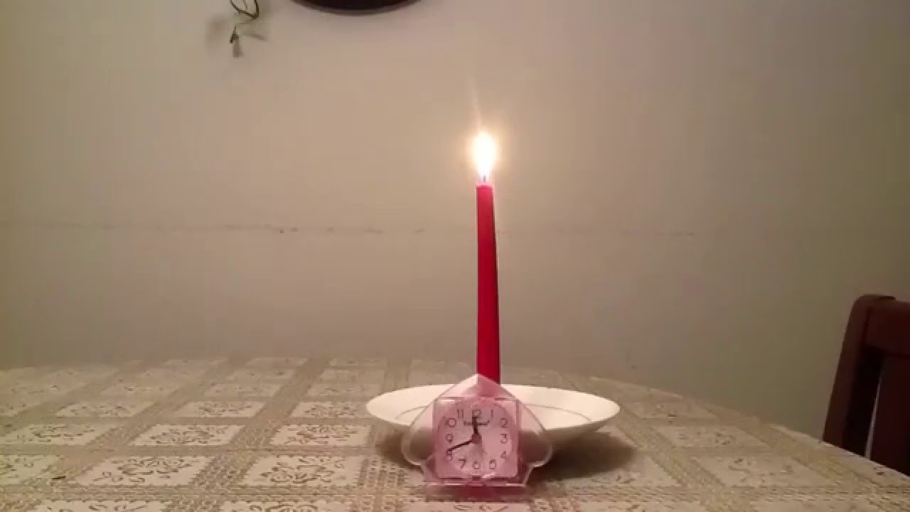 How long does it take for a candle to melt? - YouTube