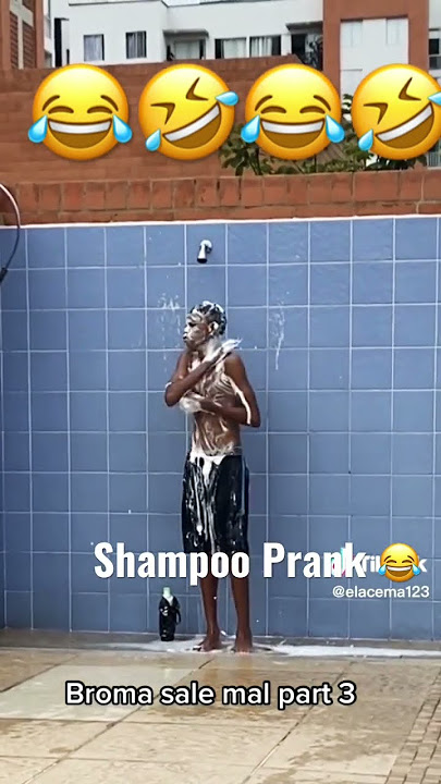 Shampoo Prank - almost crying 😢 #shorts #prank #viral