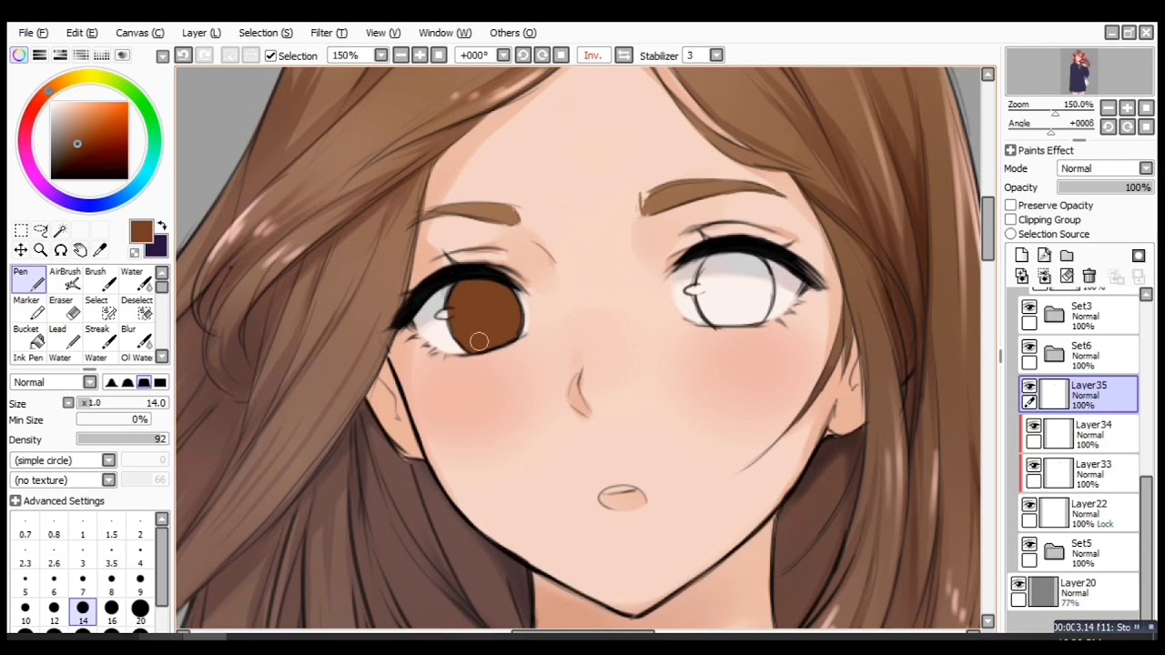 [SPEEDPAINT] Paint Tool Sai & Cintiq Companion 2 Commission