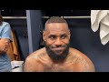 Lebron james reacts to the lakers win in brooklyn his nba future