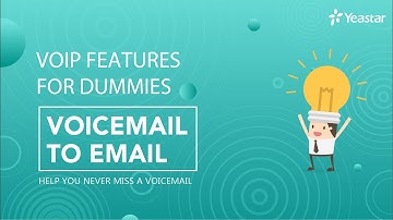 VoIP Features for Dummies - Voicemail to Email