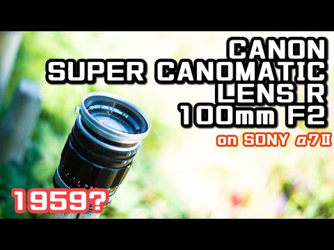 レンズレビュー】CANON SUPERCANOMATIC LENS R 100mm F2【フルサイズ