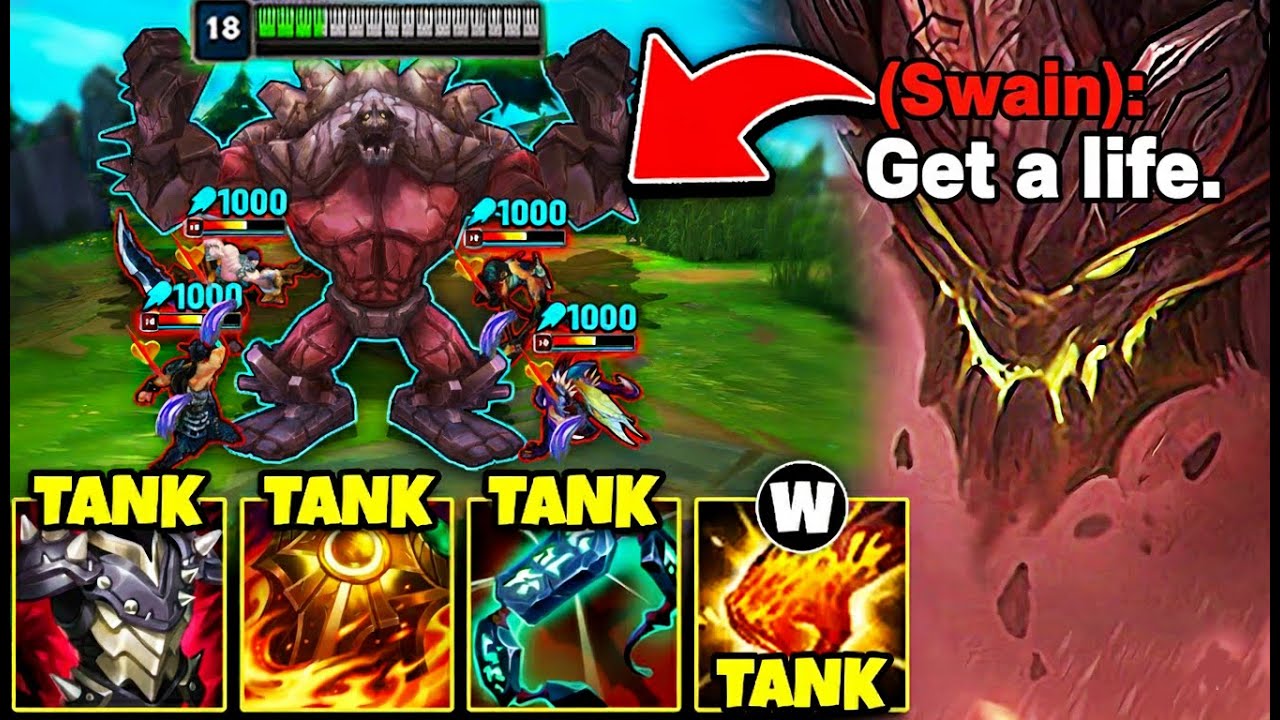 Swain Was Typing, I Was Playing — Tank Malphite Jungle