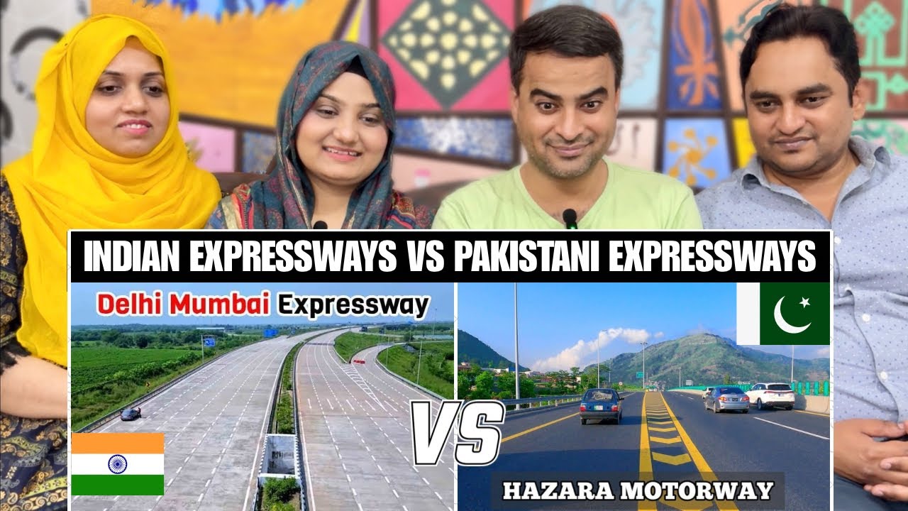 Indian Expressway Vs Pakistani Expressway | Hazara Expressway Vs Delhi Mumbai Expressway | Reaction!